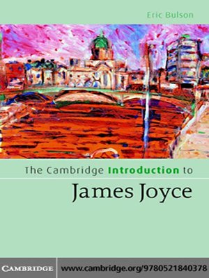 cover image of The Cambridge Introduction to James Joyce